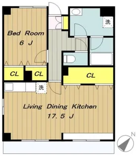 神奈川県相模原市緑区橋本5【マンション】の間取り