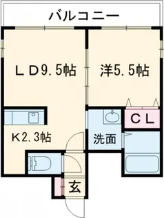 A BOND west【2階】の間取り