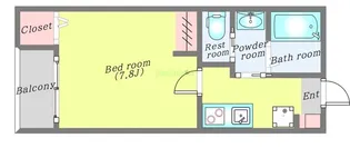 ルミエールAK【2階】の間取り