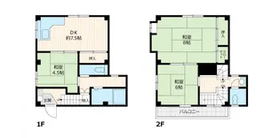 ブリーズ白山【1階】の間取り