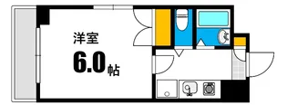 広島県広島市中区大手町5【マンション】の間取り