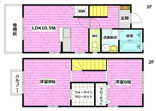 広島県広島市安佐南区西原2【一戸建】の間取り