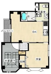 スティックビル【5階】の間取り