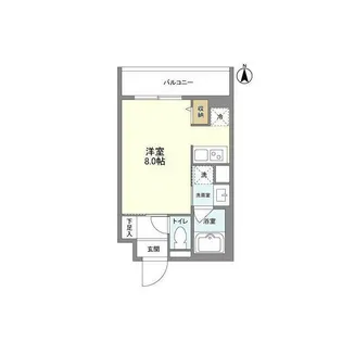 パルムクレスト武蔵小山 サウス棟【1階】の間取り