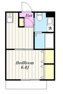 ラ・グラース厚木駅前【2階】の間取り