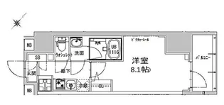 S RESIDENCE神田avance【9階】の間取り