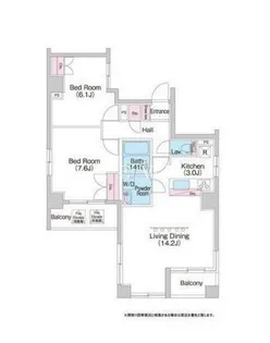 コンフォリア浅草駒形【11階】の間取り