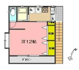 インスパイアー【3階】の間取り