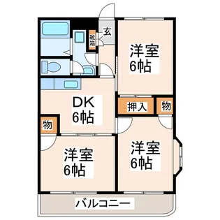 シャルム【1階】の間取り