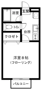 ルイーズ国見野【1階】の間取り