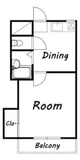 徳島県徳島市北田宮3【マンション】の間取り