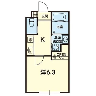 ソルーナ熊本駅東【1階】の間取り