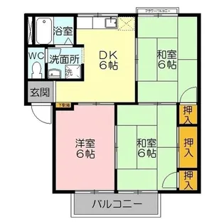 ラディッシュMTA棟【1階】の間取り