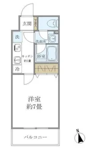 as Cabins【2階】の間取り