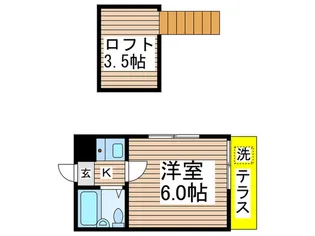ジュネパレス八千代第2【1階】の間取り