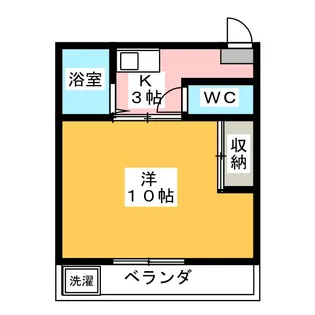 サンハウス松本C【2階】の間取り