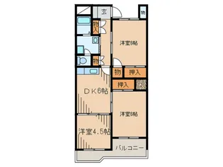 サン兵庫【5階】の間取り