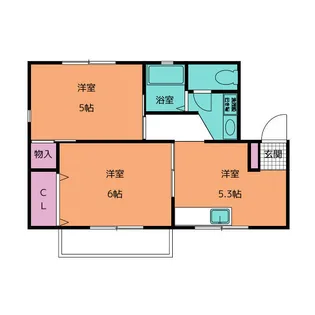 セジュールS函南【2階】の間取り