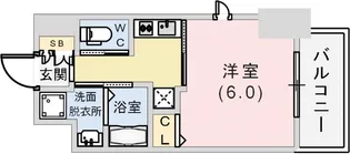 エステムコート神戸元町ヒルズ【4階】の間取り