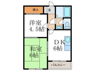 グレイスビル【3階】の間取り