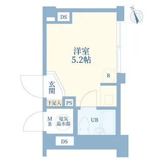 朝日虎ノ門マンション【8階】の間取り