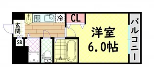 プレサンス阿波座ステーションフロント【2階】の間取り