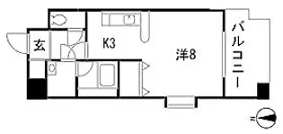 サニープレイス銀杏【4階】の間取り
