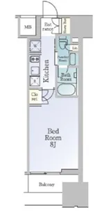 ルフォンブランシェ品川南大井【11階】の間取り