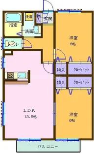 シティーライフ【1階】の間取り