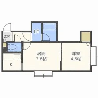 RS澄川【1階】の間取り