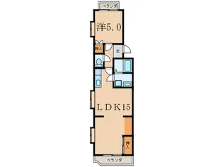 テラスフロ-ラIII【1階】の間取り