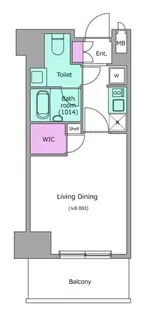 レジディア杉並方南町【4階】の間取り