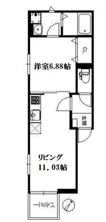 メゾンソレイユ南福岡【2階】の間取り
