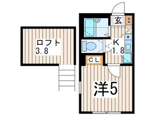 LUCIE久里浜【1階】の間取り