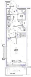 エクセリア二子多摩川II【3階】の間取り
