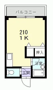 ハイツ木曽路【2階】の間取り