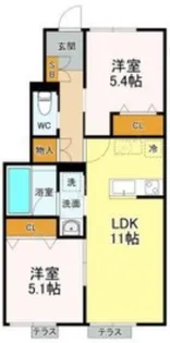 La plata【1階】の間取り