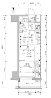 アルテシモクレルトルテ【4階】の間取り