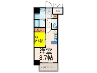 ONLY ONE 江坂【7階】の間取り