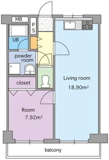 メゾン・ラメール【4階】の間取り