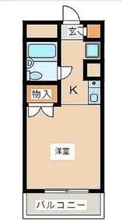 セシーズ新百合丘【4階】の間取り