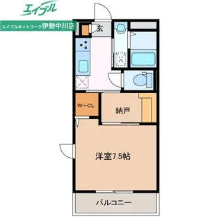 ロイヤルグランコート津【1階】の間取り