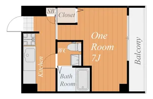 シャーレック【9階】の間取り