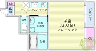 スペンサー多賀城【1階】の間取り
