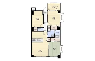 プレアマール【4階】の間取り