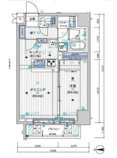 メインステージ錦糸町VIIラピス【3階】の間取り
