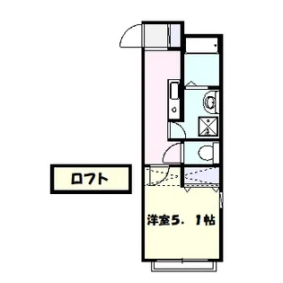 アパートメント枡形 NO1【2階】の間取り