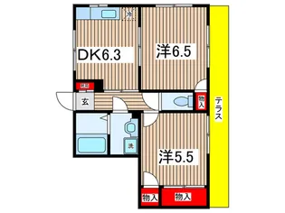 エステ-トピアにしよねの間取り