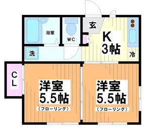 サンハイム(代沢)【2階】の間取り
