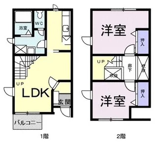 リヴ・シャンティ【1階】の間取り